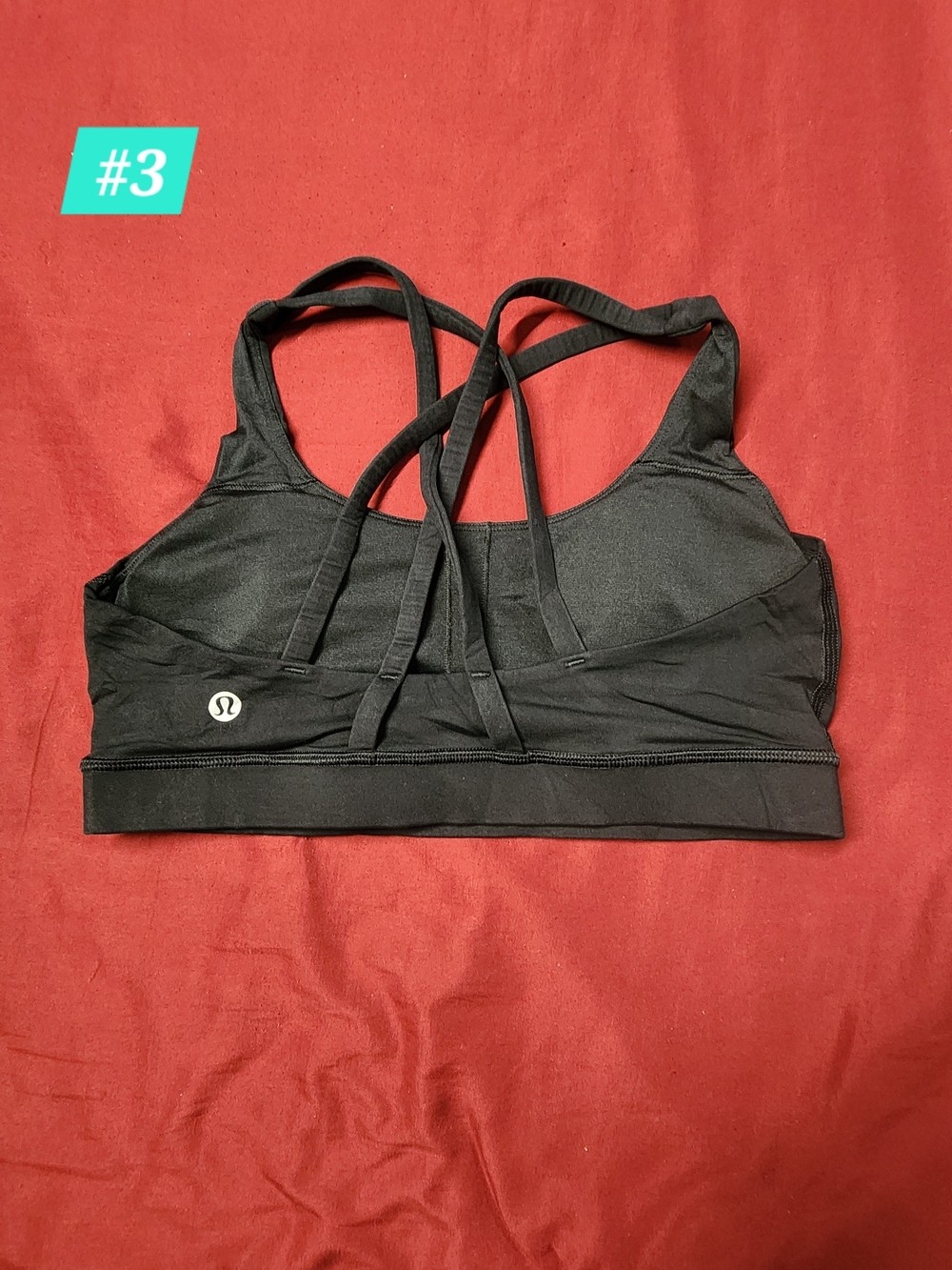 lululemon athletica Black Strappy Sports Bra